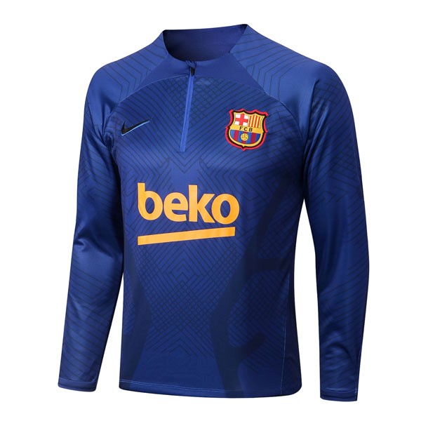 Sudadera De Training Barcelona Top 2023 Azul